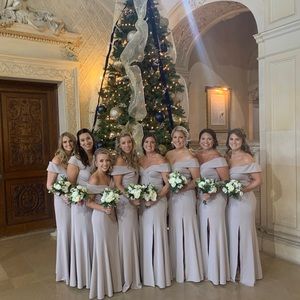 Ed Young XL tan formal dress; can be dressed up or down!